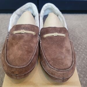 Olukai Nohea brown slipper size 9